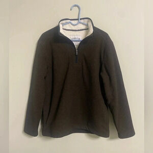 Orvis Classic Collection Fleece Sherpa Lined 1/4 Quarter Zip Pullover Medium M